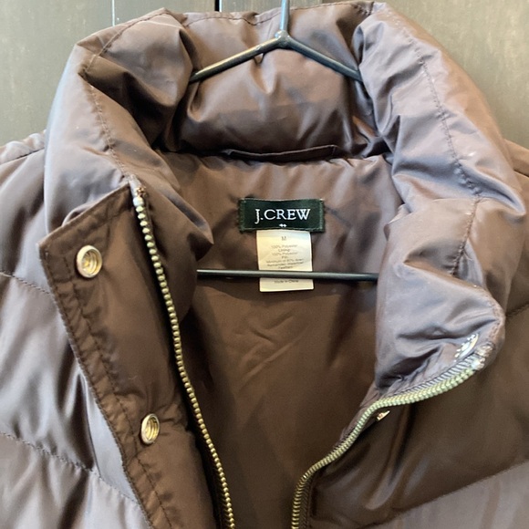 J Crew, Puffer Vest, Brown, Size M - Picture 3 of 3